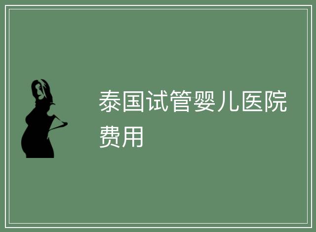 泰國(guó)試管嬰兒醫(yī)院費(fèi)用