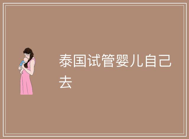 泰國(guó)試管嬰兒自己去