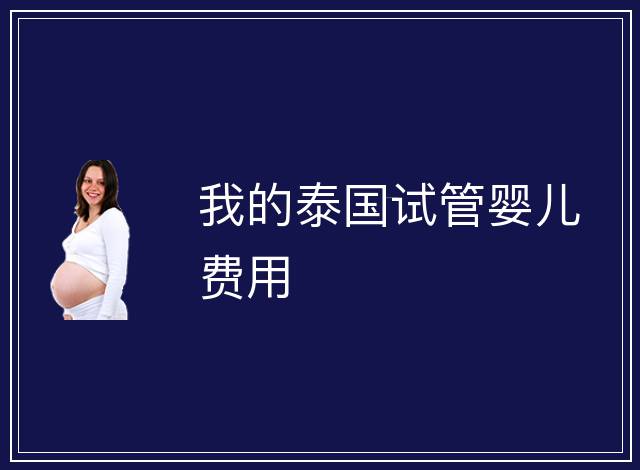 我的泰國試管嬰兒費(fèi)用