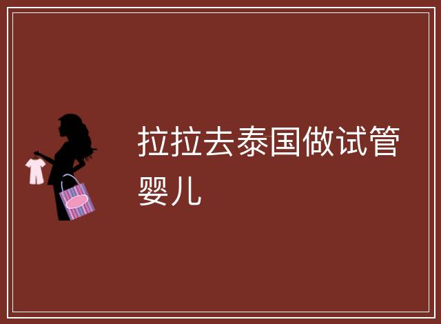 拉拉去泰國做試管嬰兒